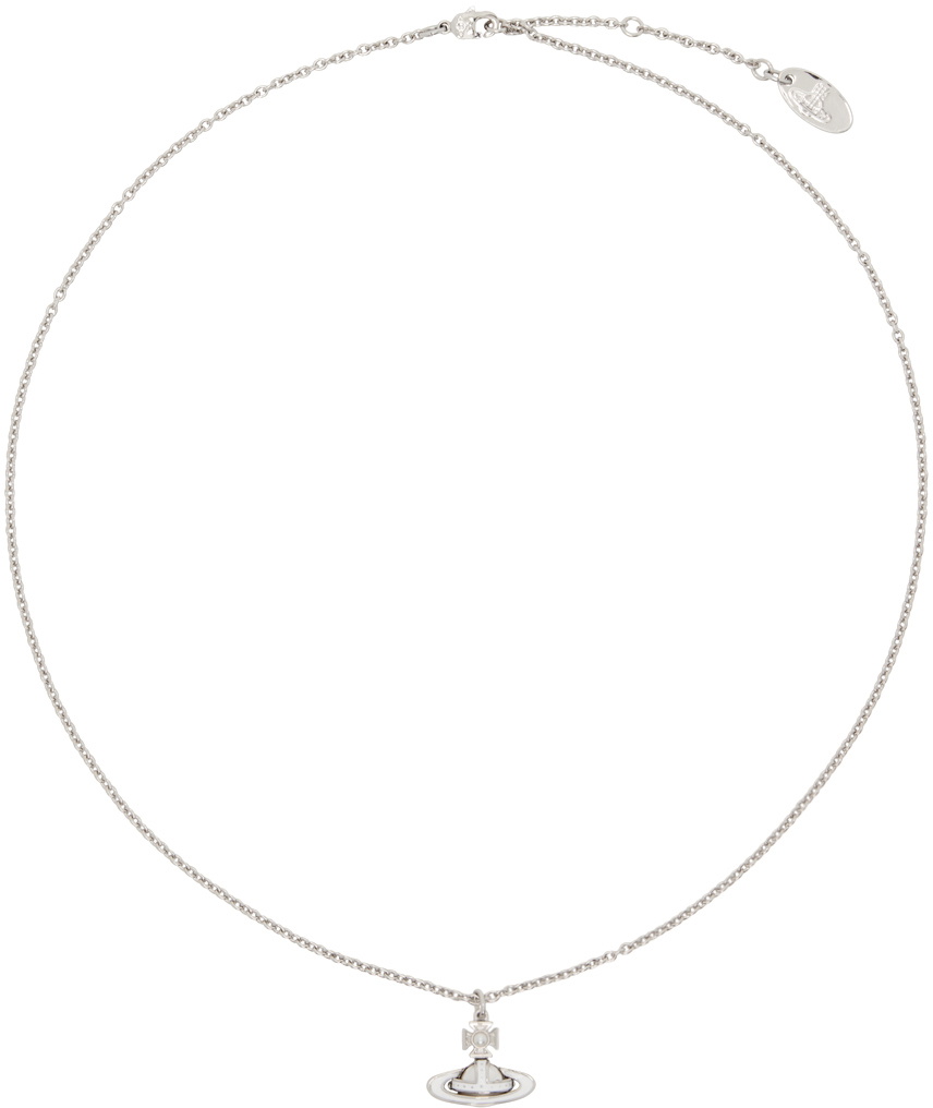Vivienne Westwood Silver Simonetta Bas Relief Pendant Necklace