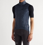 Cafe du Cycliste - Petra Ripstop and Mesh Cycling Gilet - Blue