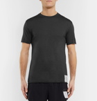 Satisfy - Cloud Mélange Merino Wool Running T-Shirt - Men - Black
