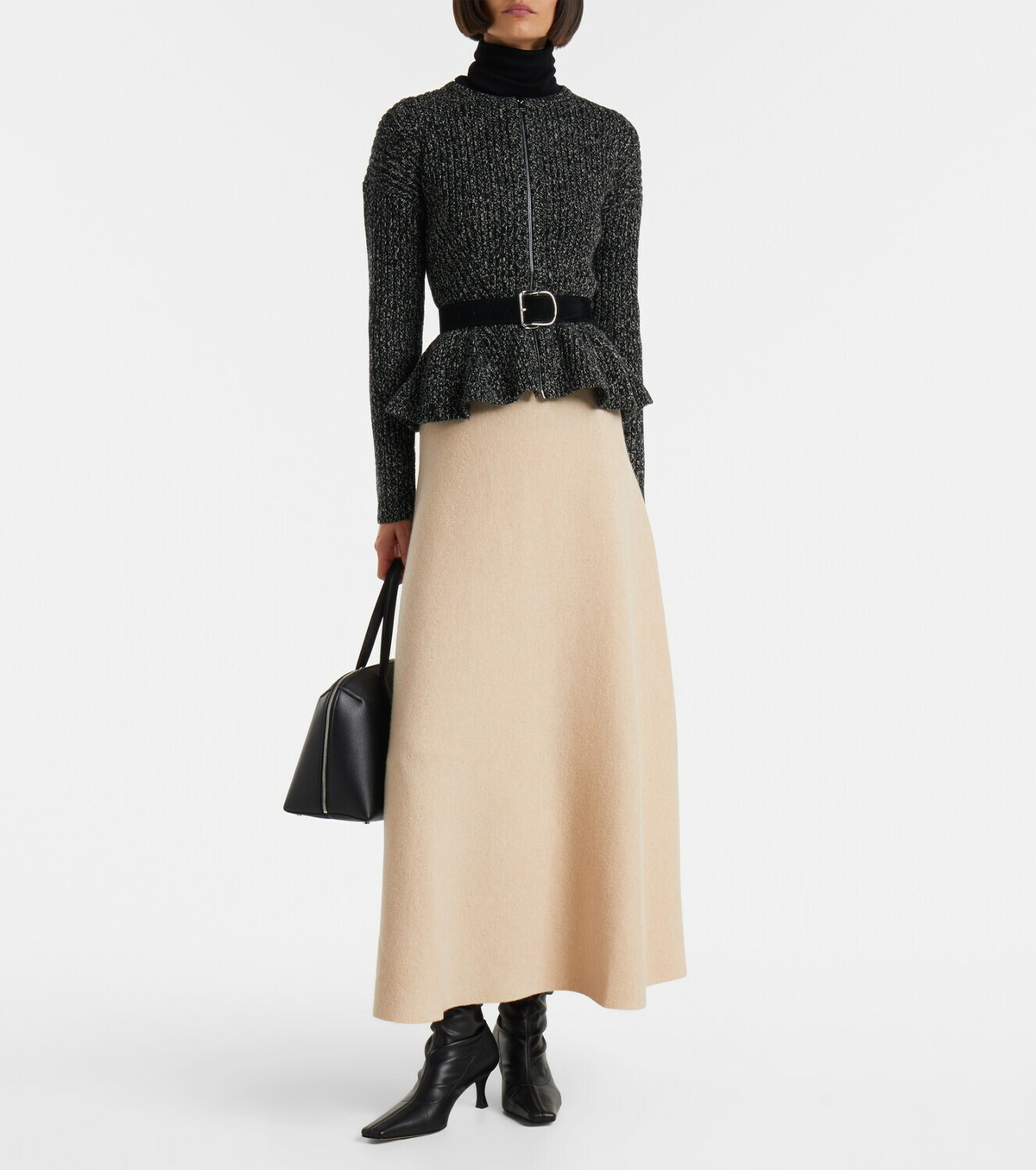Max Mara Giberna wool and cashmere maxi skirt