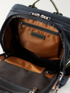 Master-Piece - Grave Suede-Trimmed Canvas Backpack