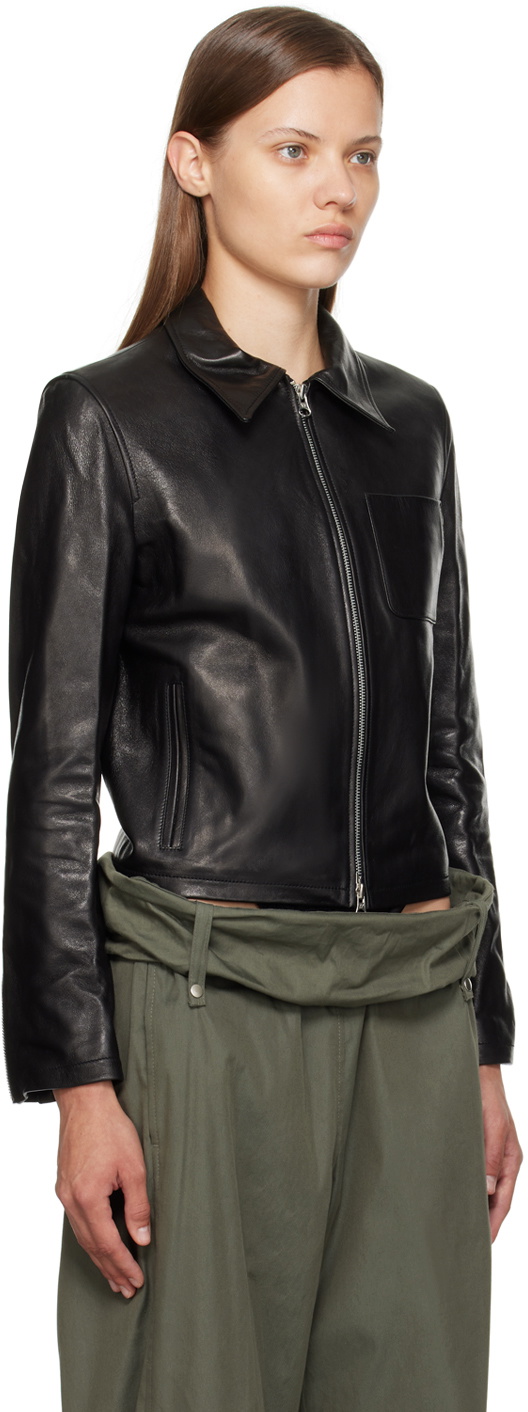 Open YY Black Biker Jacket