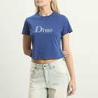 Dime Women's Classic Liquid T-Shirt in Midnight Blue