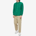 Comme des Garçons Homme Plus Men's Washed Shirt in Dark Green