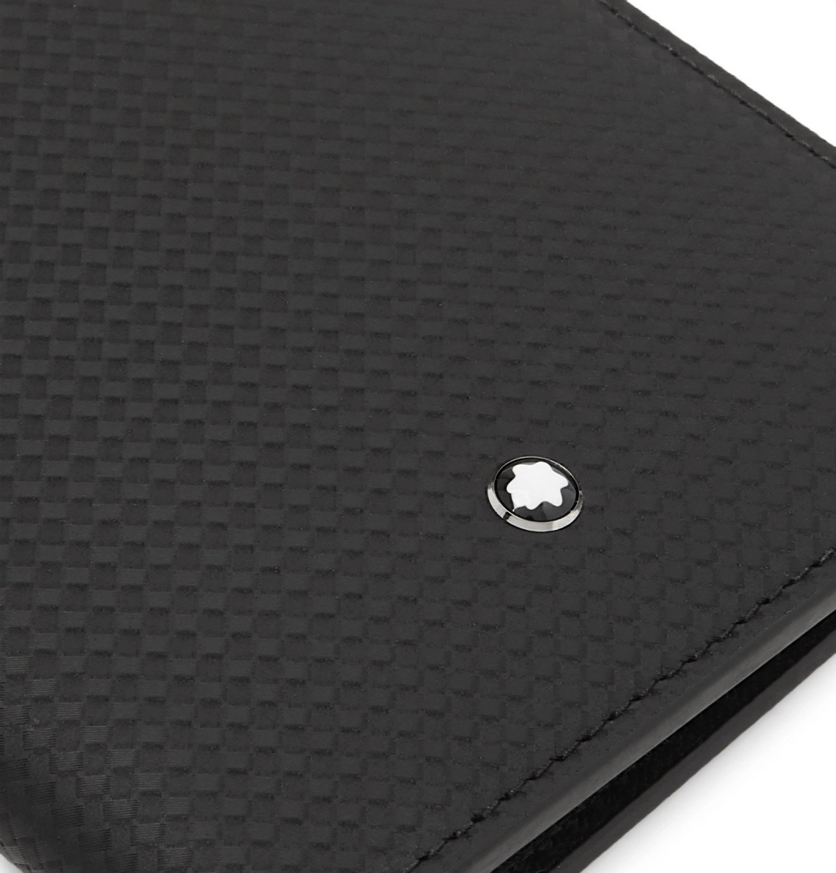 Montblanc Printed Leather Passport Cover Black Montblanc