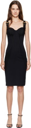 Versace Jeans Couture Black Vestiti Telo Slouchy Minidress