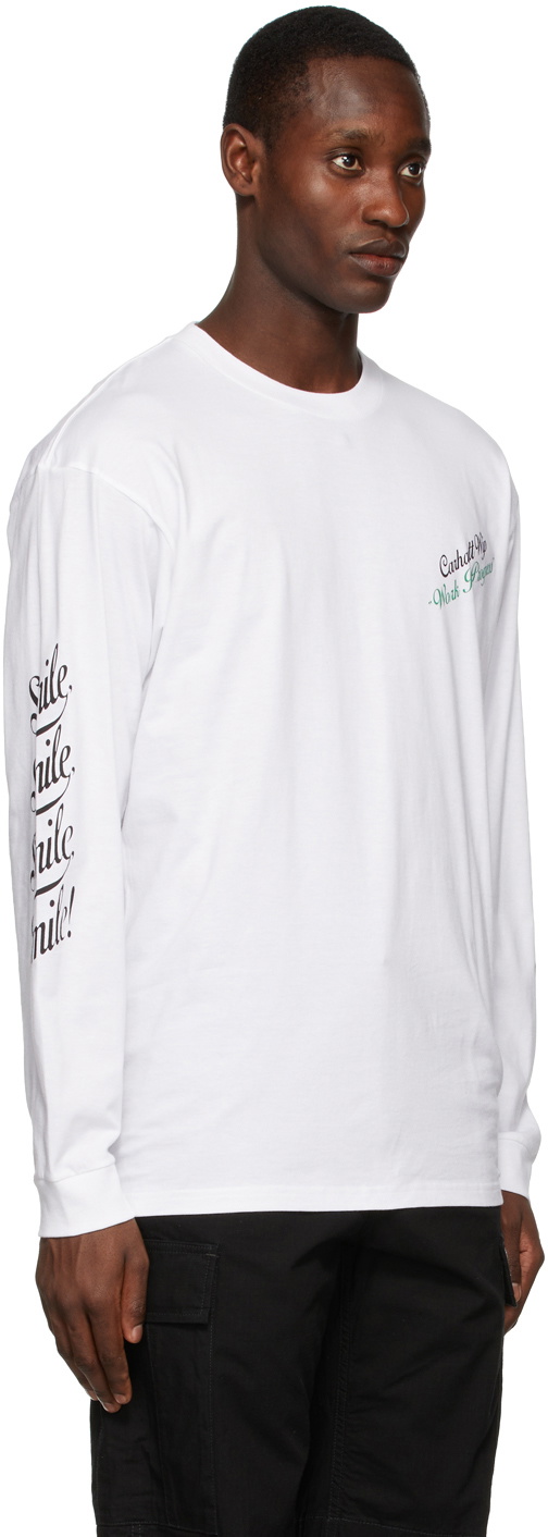 Carhartt Work In Progress White 'Smile' T-Shirt Carhartt WIP