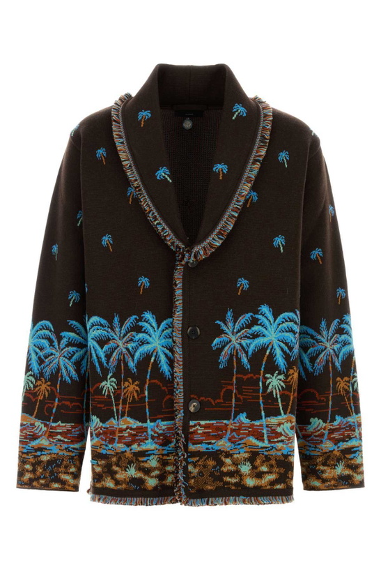 Photo: Alanui Embroidered Wool Tale Of A Hawaiian Cardigan