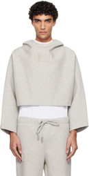 Jean Paul Gaultier Gray 'The Embossed Gaultier' Hoodie