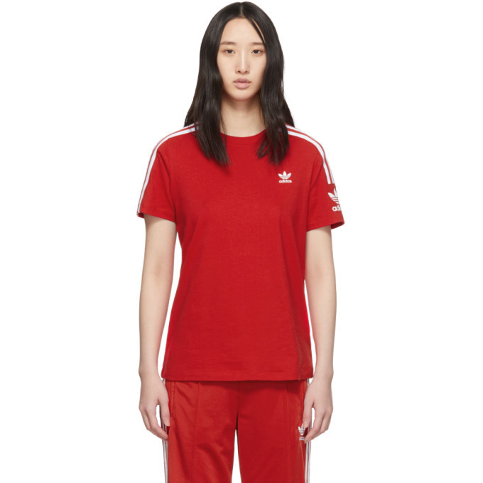 Photo: adidas Originals Red Lock Up T-Shirt