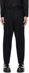 Comme des Garçons Homme Deux Black Paisley Trousers