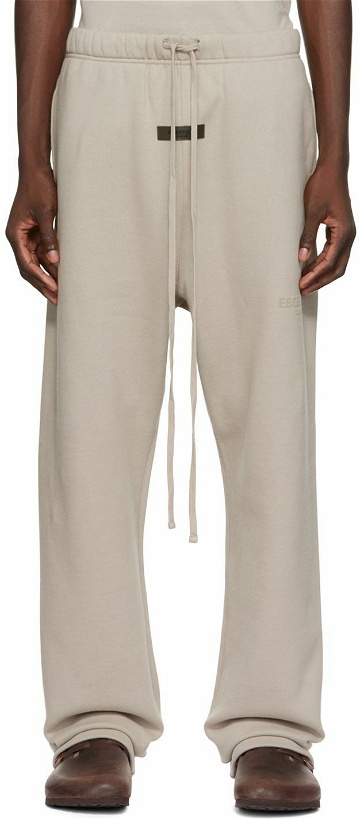 Photo: Fear of God ESSENTIALS Gray Relaxed Lounge Pants
