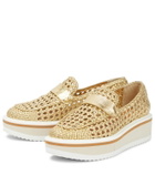 Clergerie - Belma leather platform loafers