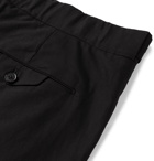 The Row - Jonathan Pleated Cotton Trousers - Black