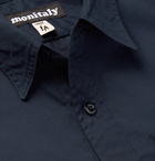 Monitaly - Cotton-Poplin Shirt - Blue