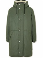 A.P.C. - Hector Padded Cotton-Blend Parka - Green