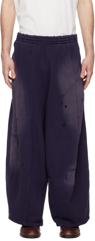Photo: NEEDLES Purple Darts H.D Sweatpants
