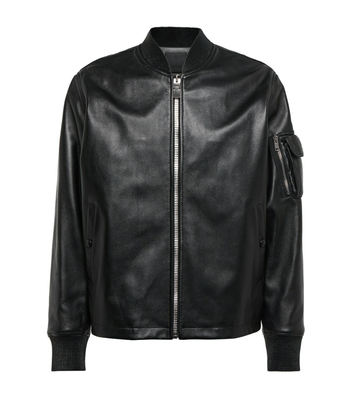 Photo: Givenchy - Leather bomber jacket