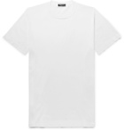 Berluti - Cotton and Mulberry Silk-Blend T-Shirt - Men - White