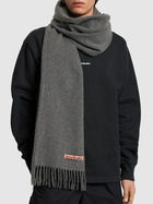 ACNE STUDIOS Wool Logo Scarf