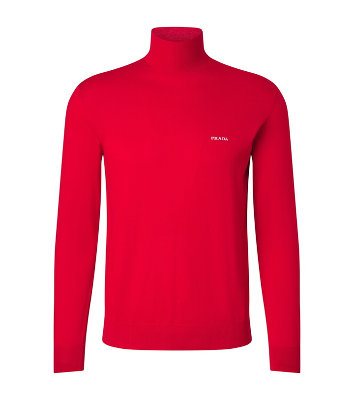 Photo: Prada Cotton turtleneck sweater