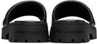 Marc Jacobs Black 'The Lug Sole Slide' Sandals