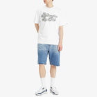Billionaire Boys Club Men's Diamond Script Logo T-Shirt in White