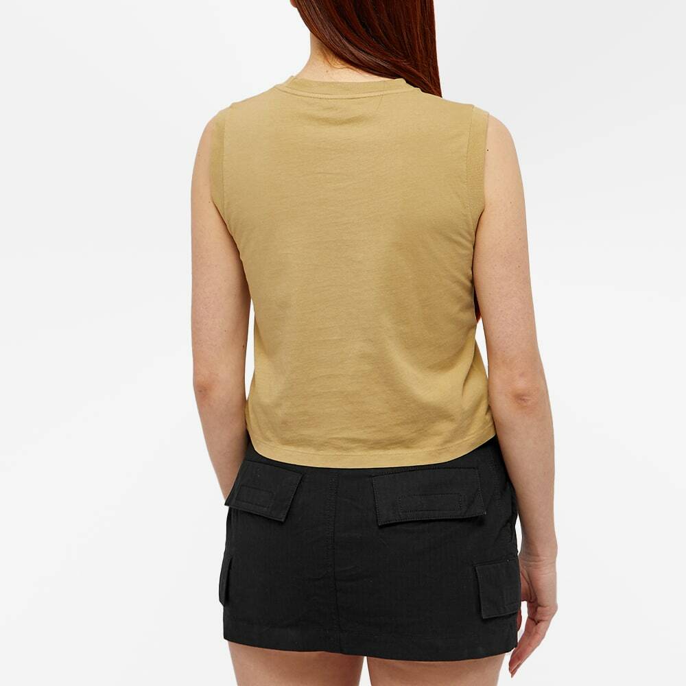 Aries Women's J'adoro Diamante Shrunken Vest in Olive ARIES