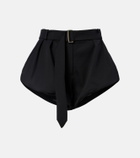 Magda Butrym Belted wool shorts