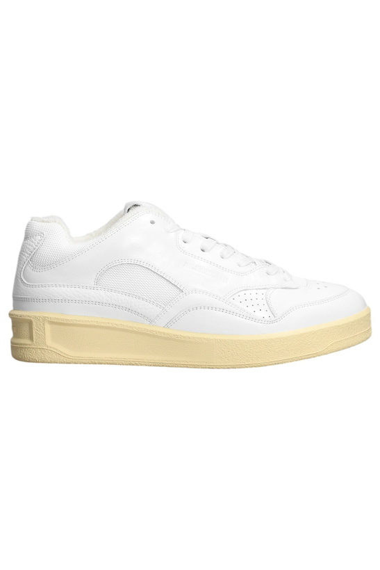 Photo: Jil Sander White Leather Sneakers
