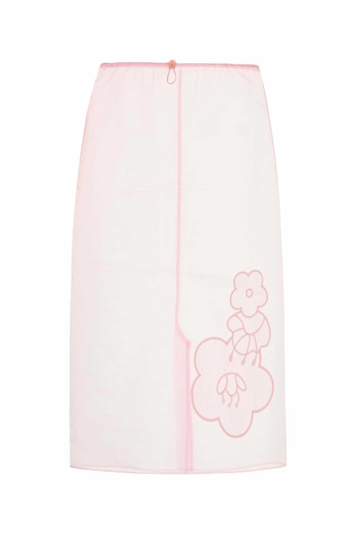 Cecilie Bahnsen White Justice Midi Skirt Cecilie Bahnsen
