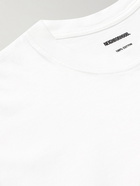 Neighborhood - MOP-1 Printed Cotton-Jersey T-Shirt - White