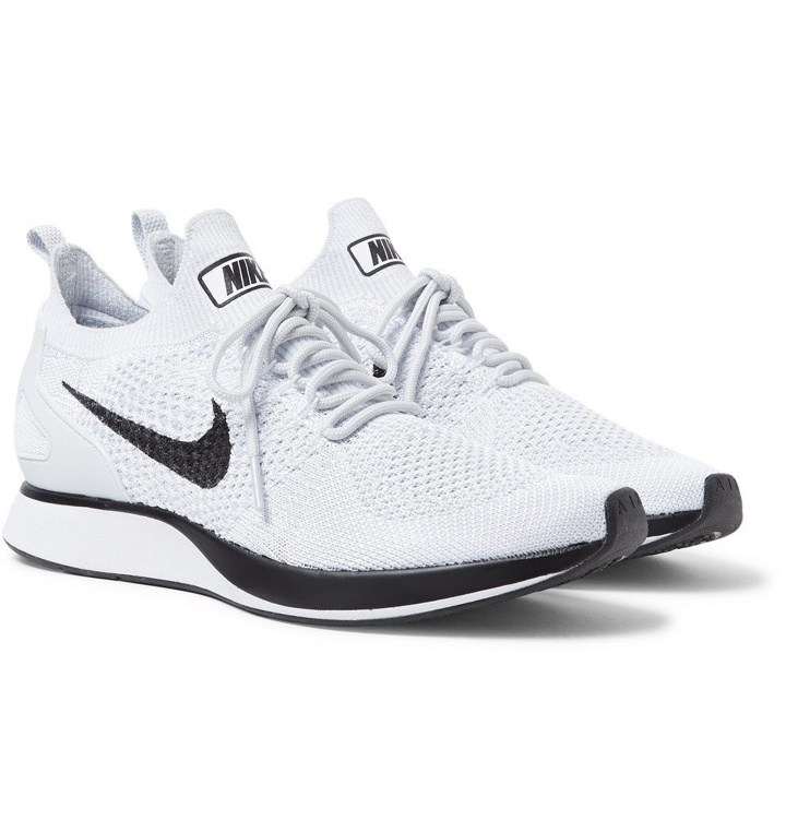 Photo: Nike - Air Zoom Mariah Flyknit Racer Sneakers - Men - Light gray