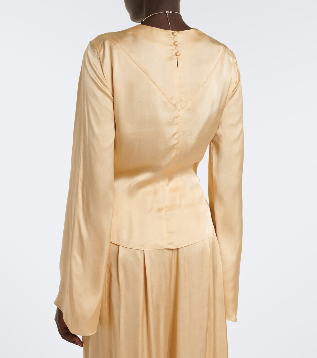 Isabel Marant Neame draped satin top