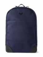 Bennett Winch - Logo-Embroidered Leather-Trimmed Cotton-Canvas Backpack