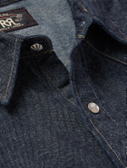 RRL - Slim-Fit Denim Western Shirt - Blue