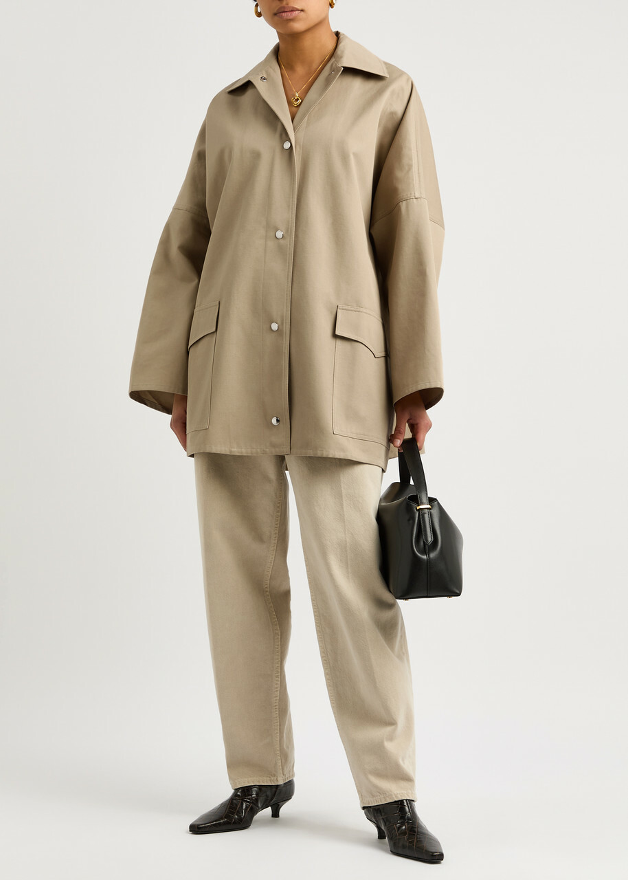 TOTEME Bellac Cocoon Jacket ベージュ TOTEME - Bellac jacket in mole #toteme | Facebook