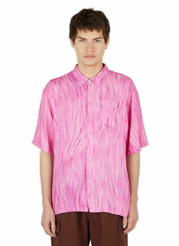 Photo: Stüssy Fur Print Shirt male Pink