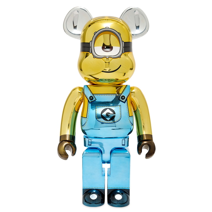 Photo: Medicom Stuart Chrome Version Be@rbrick 1000% in Gold