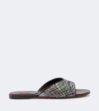 Missoni Liza lamé mules