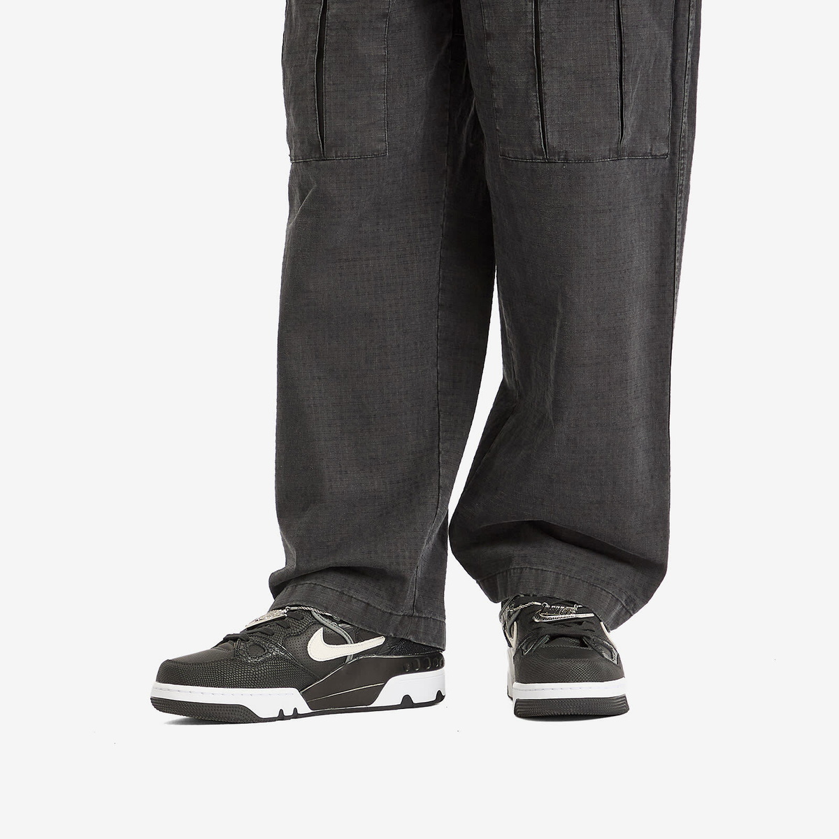 Nike x Nigo Air Force 3 Low Sneaker in Black/Grey/Platinum