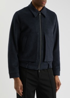 Oliver Spencer Arlington Wool-blend Bomber Jacket