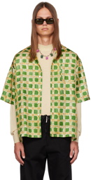 Marni Green Graphic Shirt