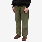 Engineered Garments Men's Field Pant in Olive Herringbone Twill