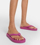 Isabel Marant - Fira weave-effect thong sandals