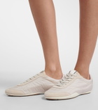 Brunello Cucinelli Monili suede-trimmed sneakers