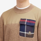Barbour Men's x Baracuta Miller Crew Knit Jumper in Tan