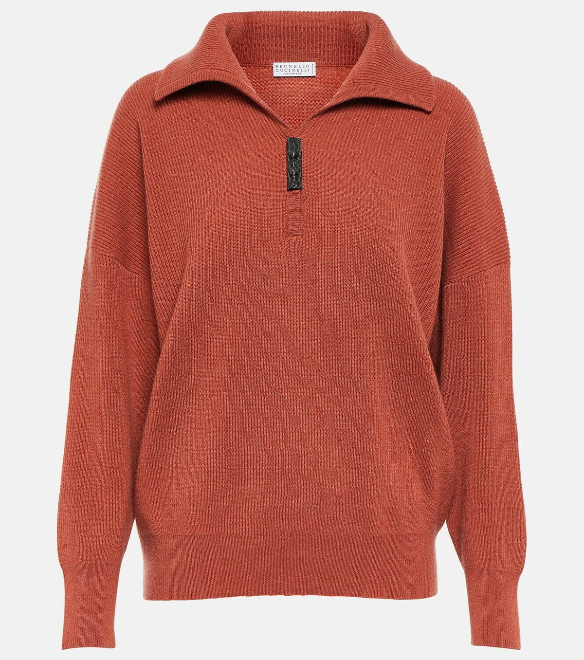 Brunello Cucinelli Cashmere polo sweater