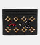 Christian Louboutin - Kios studded leather card holder