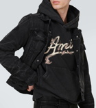 Amiri Filigree cotton jersey hoodie